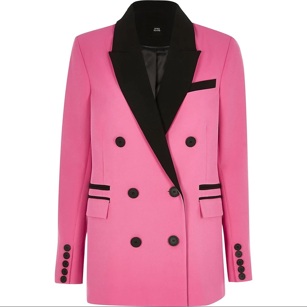 Pink tuxedo jacket